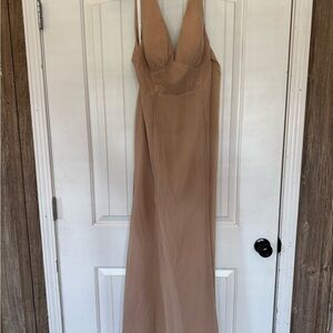 Azazie Tan Wedding Dress